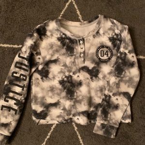 Justice size 12 cropped sweatshirt